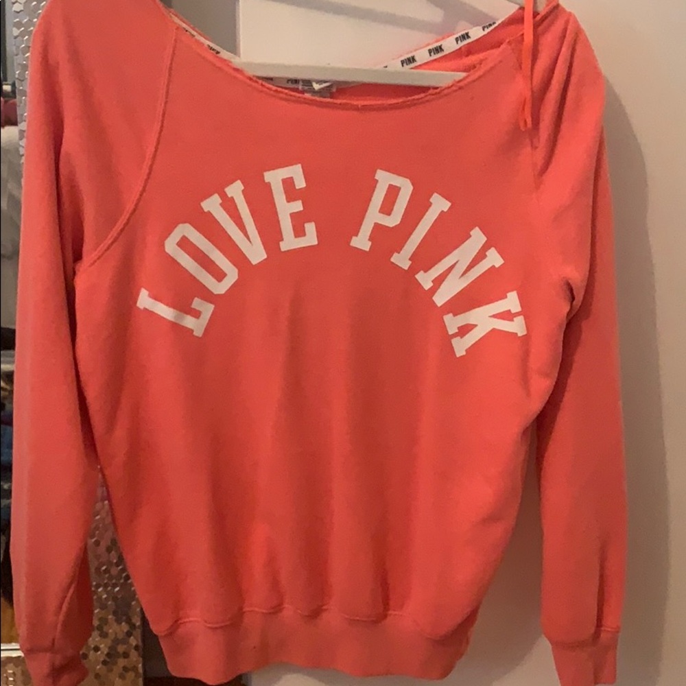 Victoria’s Secret pink shirt